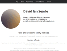 Tablet Screenshot of notaryplymouth.com
